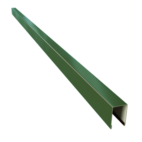 Планка заборная 0,45x20x22x17x2000 RAL8017 шоколадно-коричневый